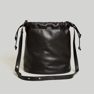 Madewell Black Leather Crossbody Bag